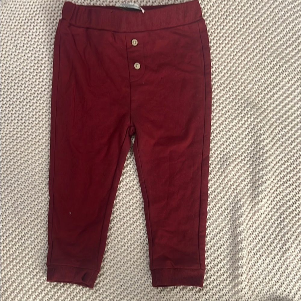 Kids Maroon Pants